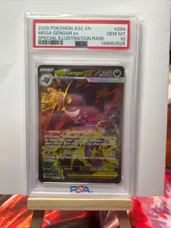 2026 POKEMON ASCENDED HEROES SPECIAL ILLUSTRATION RARE MEGA GENGAR EX PSA 10 - Image 4