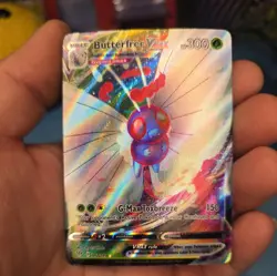 Pokemon Butterfree VMAX Ultra Rare SWSH03: Darkness Ablaze 002/189 NM - Image 1