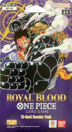 One Piece TCG OP-10 Royal Blood Sleeved Booster Pack - Sealed English - Image 1