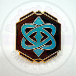 NEW DISNEY LORCANA WINTERSPELL SAPPHIRE INK SYMBOL PIN - Image 1