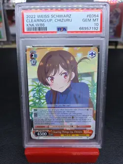 PSA 10 (Pop 2) 2022 Clearing Up CHIZURU WEISS SCHWARZ Rent A Girlfriend #E054 - Image 1
