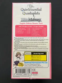 Weiss Schwarz: The Quintessential Quintuplets Booster Box 8885009406372 - Image 3