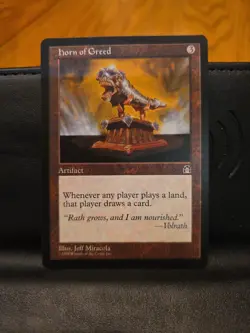 MTG - Magic The Gathering - Horn Of Greed - Stronghold - NP/NM! - Image 1