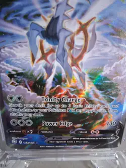 2022 Pokemon SWSH Brilliant Stars Arceus V #166/172 CGC BLUE LABEL 9.5 - Image 3