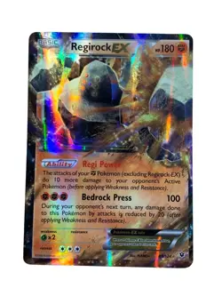 Regirock EX 43/124 Pokemon TCG XY Fates Collide Ultra Rare NM - Image 1