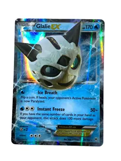 Glalie EX 34/162 - Pokemon TCG Breakthrough XY Full Art Ultra Rare Card - Image 1