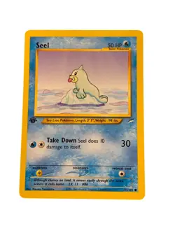 Seel 1st Edition 81/105 Common Neo Destiny Pokemon Vintage WOTC NM - Image 1