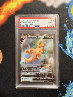 Dragonite V 192/203 - PSA 10 (Evolving Skies) Pokemon card gem mint - Image 1