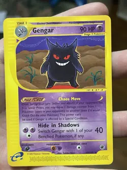 Pokemon TCG Gengar 48/165 Expedition 2002 Non Holo Regular 48/165 - Image 1