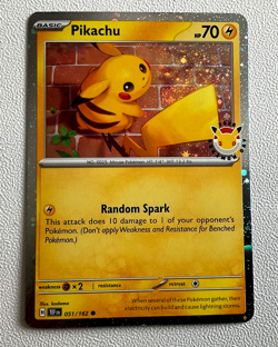Pokemon PIKACHU (051/162) Stamped 2026 Pokemon Day Promo. - Image 1
