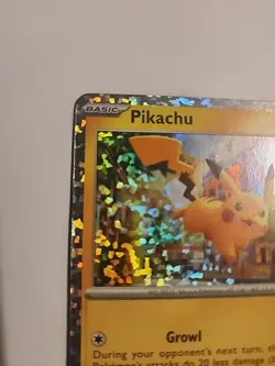 Pikachu 006/015 Confetti Holo Promo McDonald's Collection 2023 Pokemon Card - Image 2
