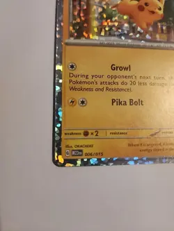 Pikachu 006/015 Confetti Holo Promo McDonald's Collection 2023 Pokemon Card - Image 4
