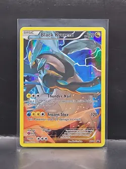 Black Kyurem XY80 Promo Holo Full Art - Pokemon TCG LP - Image 1