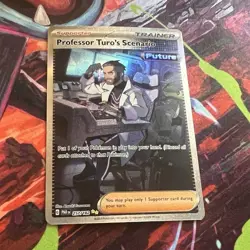 Pokemon Professor Turo's Scenario 257/182 SV04: Paradox Rift Holo - Image 1
