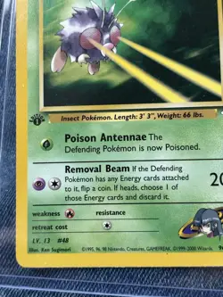 Pokemon TCG Sabrina's Venonat Gym Heroes 96/132 1st Edition Common Basic 40 HP … - Image 3