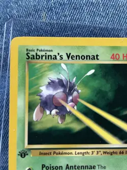 Pokemon TCG Sabrina's Venonat Gym Heroes 96/132 1st Edition Common Basic 40 HP … - Image 4