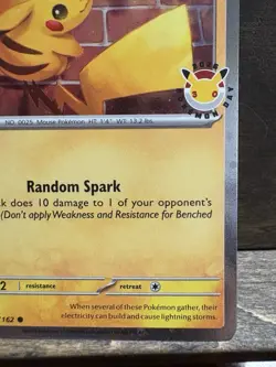 💫 Swirl💫 Stamped 30th Anniversary Pokemon Day 2026 Pikachu 051/162 - Image 4