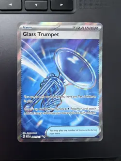 Pokemon TCG Glass Trumpet 260/217 ME: Ascended Heroes Full Art Ultra Rare NM - Image 1