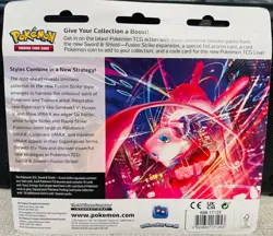2021 Pokemon TCG Sword & Shield Fusion Strike 3-Pack Blister Espeon SEALED - Image 2