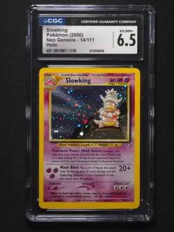 CGC 6.5 Near Mint Slowking HOLO Pokemon Neo Genesis WOTC 14/111 - Image 1
