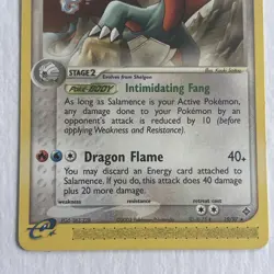 Pokemon EX Dragon Set - Salamence 19/97 Non Holo LP+/NM - Image 3