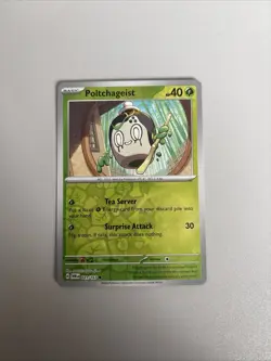 Poltchageist 021/167 Reverse Holo Common Twilight Masquerade Pokemon - Near Mint - Image 1