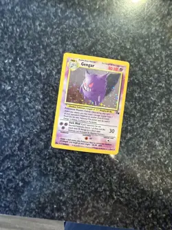 Pokemon Vintage Holo Gengar 5/62 Fossil WoTC 1999 - Image 2