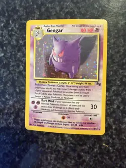 Pokemon Vintage Holo Gengar 5/62 Fossil WoTC 1999 - Image 4