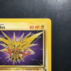 Pokemon Vintage Non-holo Rare Zapdos 30/62 Fossil WotC 1999 - Image 3