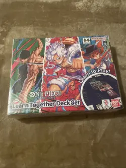 One Piece TCG Ban Dai Learn Together Deck Set New Sealed - Image 1