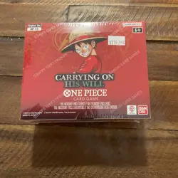One Piece TCG OP-13 Booster Box Carrying On His Will English Factory Sealed New - Image 1