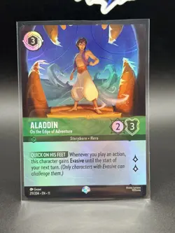 Aladdin - On the Edge of Adventure Epic 211/204 Winterspell Holo Disney Lorcana - Image 1