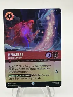 Disney Lorcana TCG Hercules Spectral Demigod - Winterspell Epic - 214/204 - Image 1