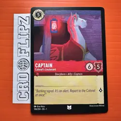 Disney Lorcana - Captain Colonel’s Lieutenant 106/204 Uncommon NON Foil Card - Image 1