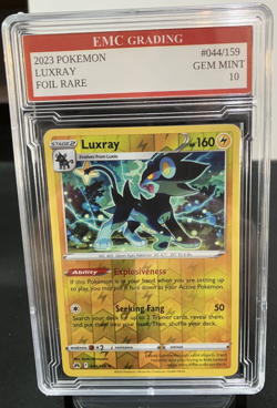 LUXRAY 2023 FOIL #044/159 Pokemon Card GRADED 10 TCG CCG - Image 1