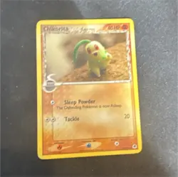 Pokemon Chikorita 44/101 EX Dragon Frontiers Common Basic 40 HP English Card - Image 1
