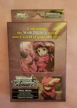 WeiB (Weiss) Schwarz English Trial Deck *New/Sealed* Sword Art Online Gun Gale - Image 1