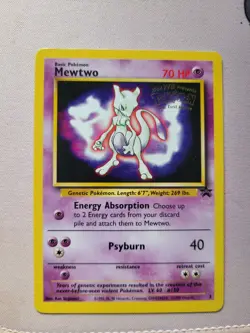 Mewtwo Movie Promo #3 WOTC Black Star Promo Pokemon Card - Image 1