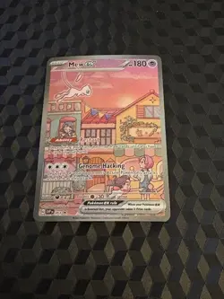 Pokemon Mew EX TCG Scarlet & Violet Promo Holo Card LP Condition - Image 1