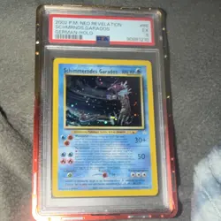 Pokemon Neo Revelation Schimmerndes Garados Holo German PSA 5 Card #65 - Image 3