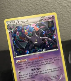 Crobat 33/119 Cosmos Holo XY Phantom Forces Promo Pokemon Card NM - Image 2