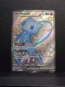 Mew ex 216/091 - Pokemon TCG Paldean Fates Shiny Full Art Ultra Rare Card NM - Image 1