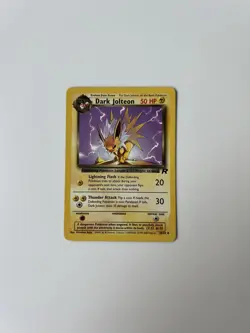 Pokemon Dark Jolteon Vintage Rare Collectible Trading Card - Image 1