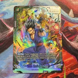 Bandai Dragon Ball Super Son Gohan SH B07-058 SR* Battle Card Foil - Image 1
