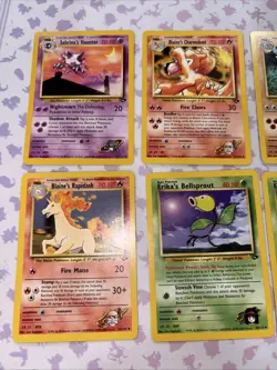 vintage wotc lot of 10 uncommon mp-lp gym challenge cards - Image 2