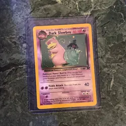 Pokemon Dark Slowbro 12/82 Holo Rare Swirl LP Condition 2000 TCG Card - Image 1