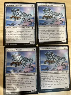 4x x4 MTG Arcbound Prototype Regular #004/303 Modern Horizons 2 Common MH2 NM/M - Image 1