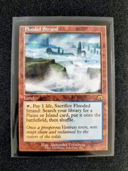 MTG Flooded Strand Retro Frame 436 Modern Horizons 3 NM - Image 1