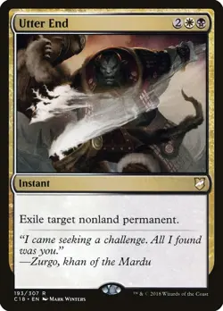 MTG Utter End ** Commander 2018 ** English - Image 1