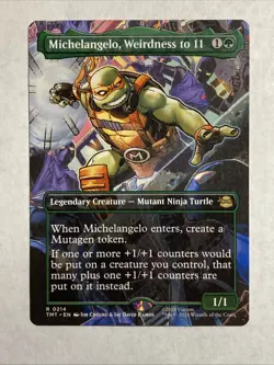 Michelangelo, Weirdness to 11 (Borderless) Teenage Mutant Ninja Turtles Regular - Image 1